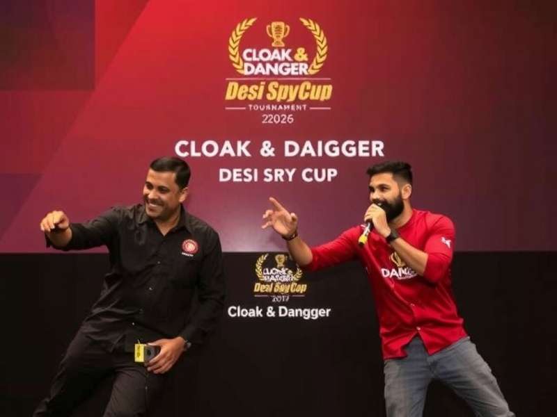 Desi Spy Cup tournament finals with Indian teams competing on stage in Mumbai